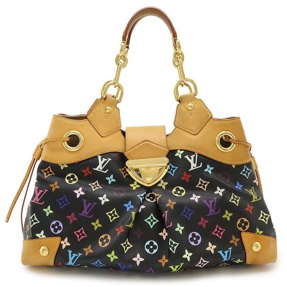 Louis Vuitton Monogram Multicolor Ursula Tote Bag Shoulder Bag Noir Black Black - Picture 1 of 8